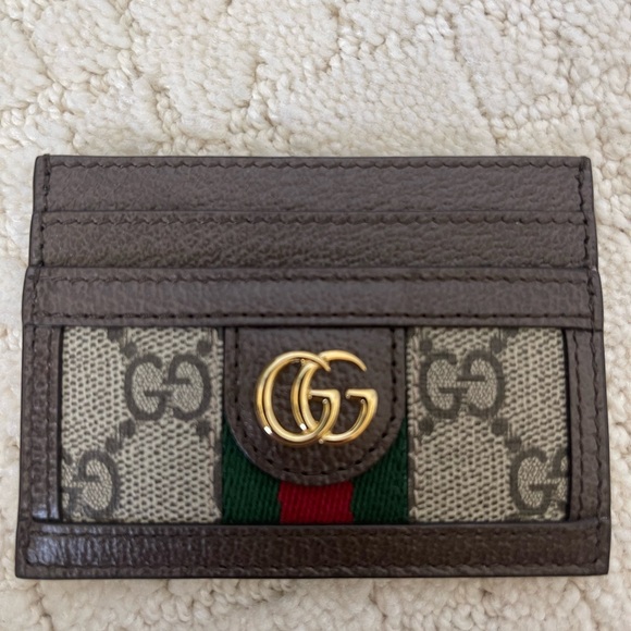 GUCCI - OPHIDIA GG CARD CASE - Never used! Only touched to take actual photos. - Picture 6 of 9